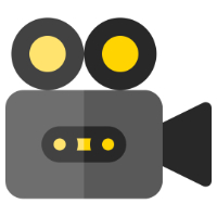 illustration of a film projector